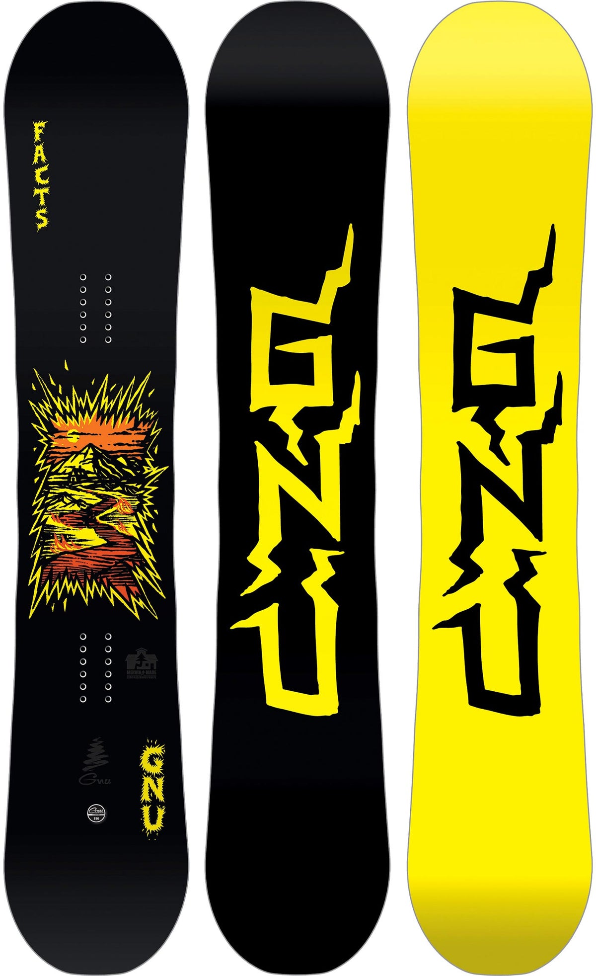 Gnu Facts Snowboard - Wide