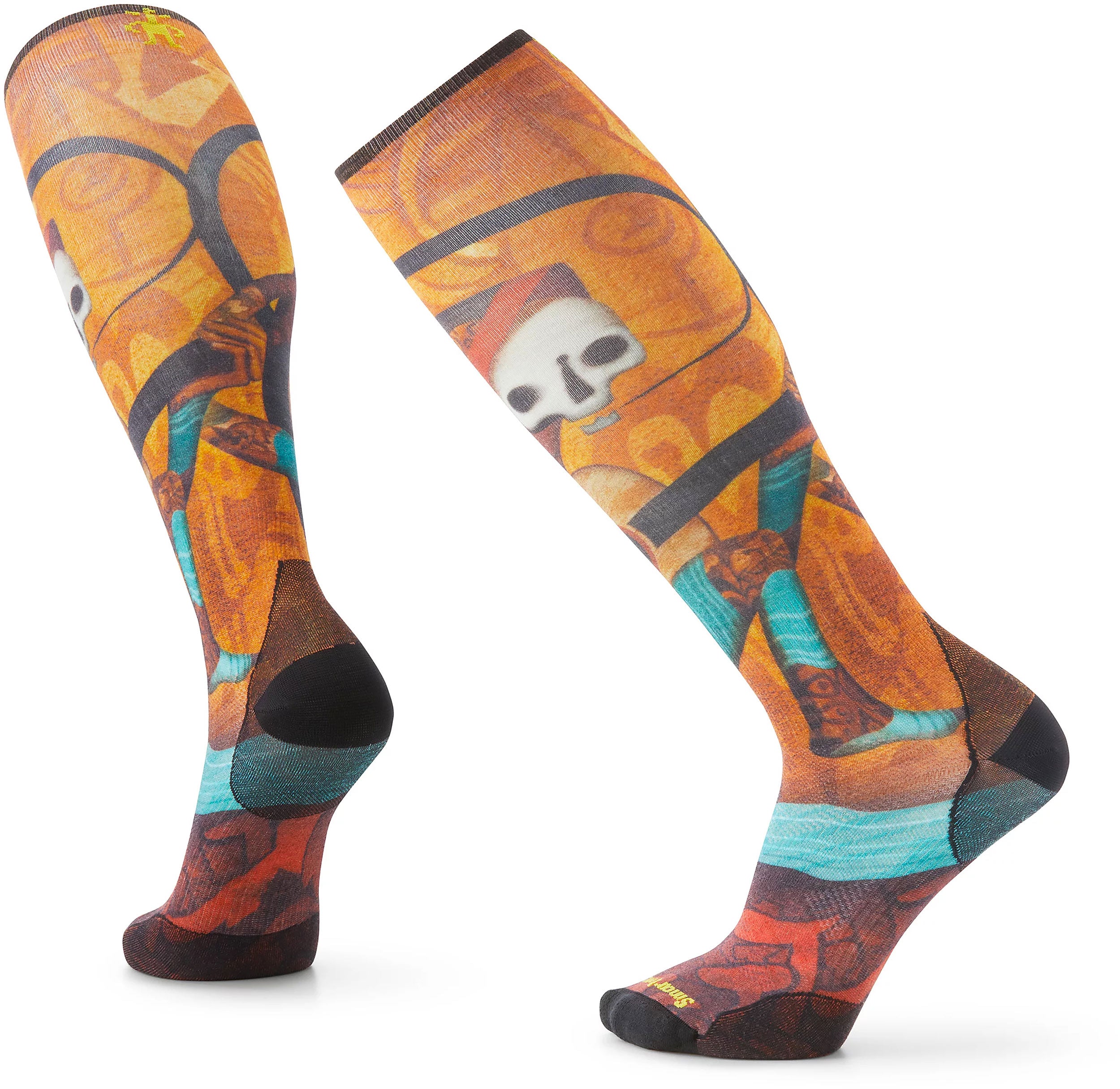 Smartwool Ski Zero Cushion Memory Quilt Print OTC Ski Sock - Mens 2023