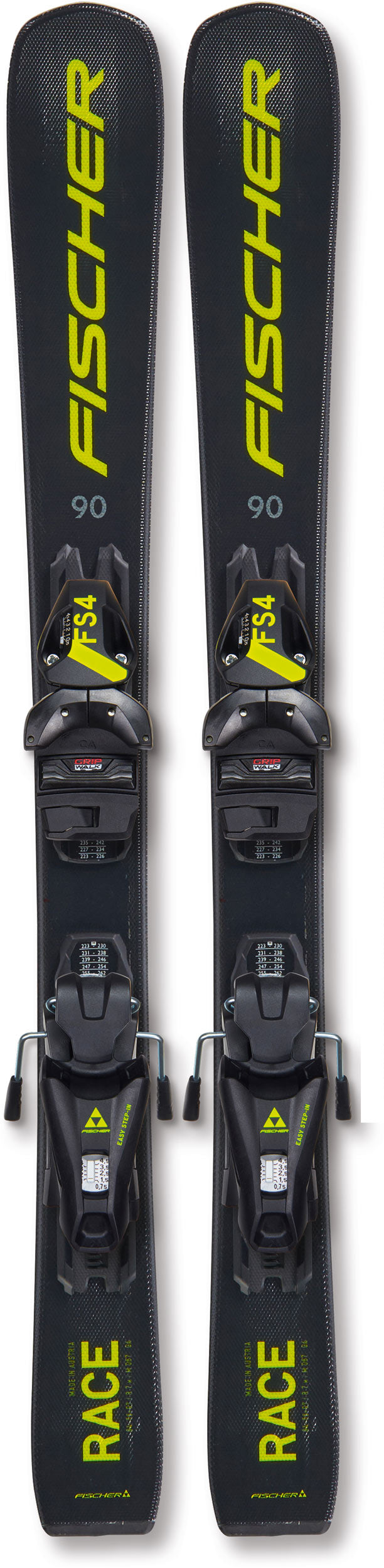 Fischer RC4 Race Jr Ski + FJ4 CA Jr Ski Binding