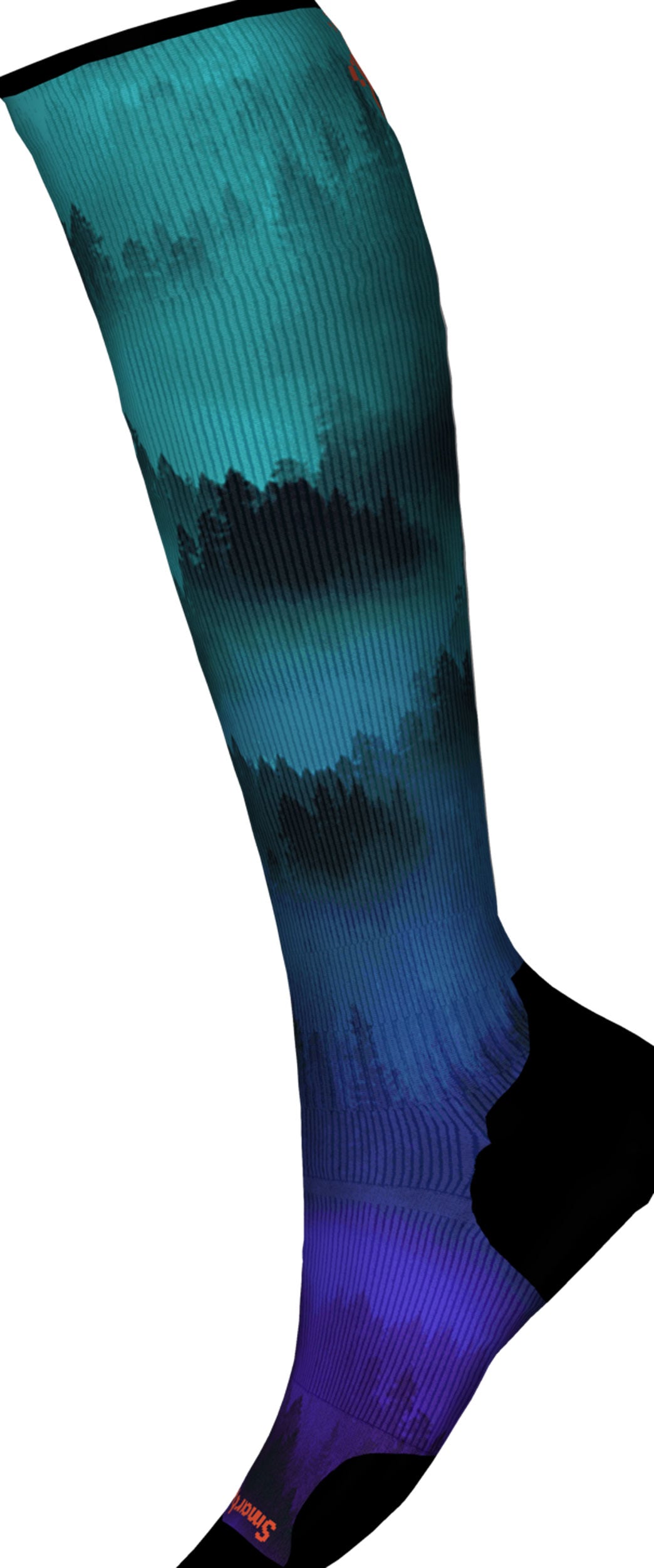 Smartwool Ski Targeted Cushion Compression Print OTC Ski Sock