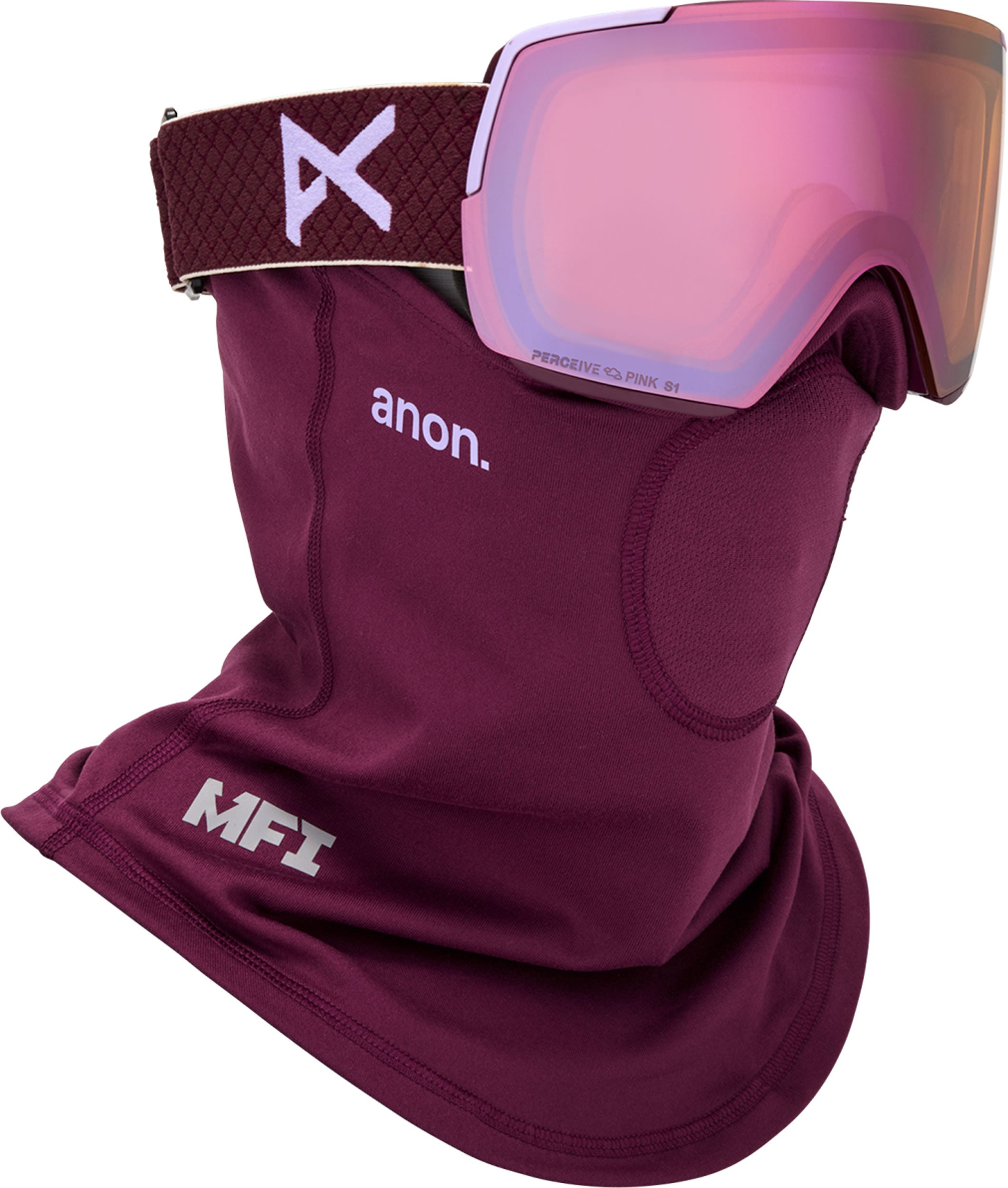 Anon M5S Goggle + Bonus Lens + MFI Face Mask - Low Bridge Fit