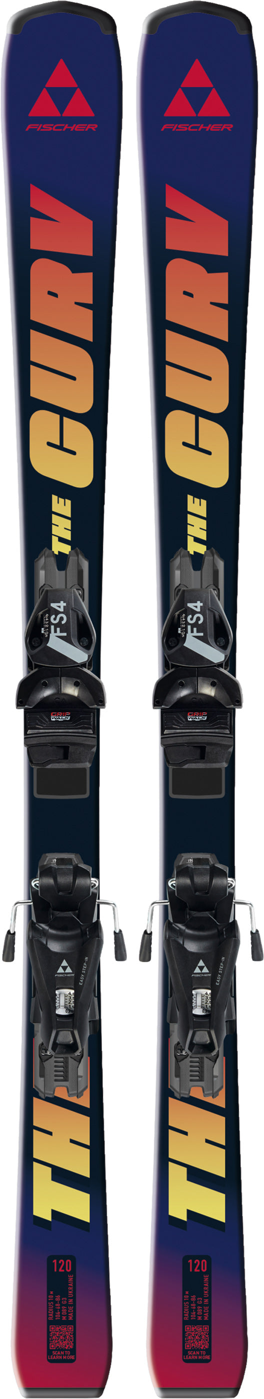 Fischer The Curv Jr Ski + FS 4 CA GW Ski Binding 2025