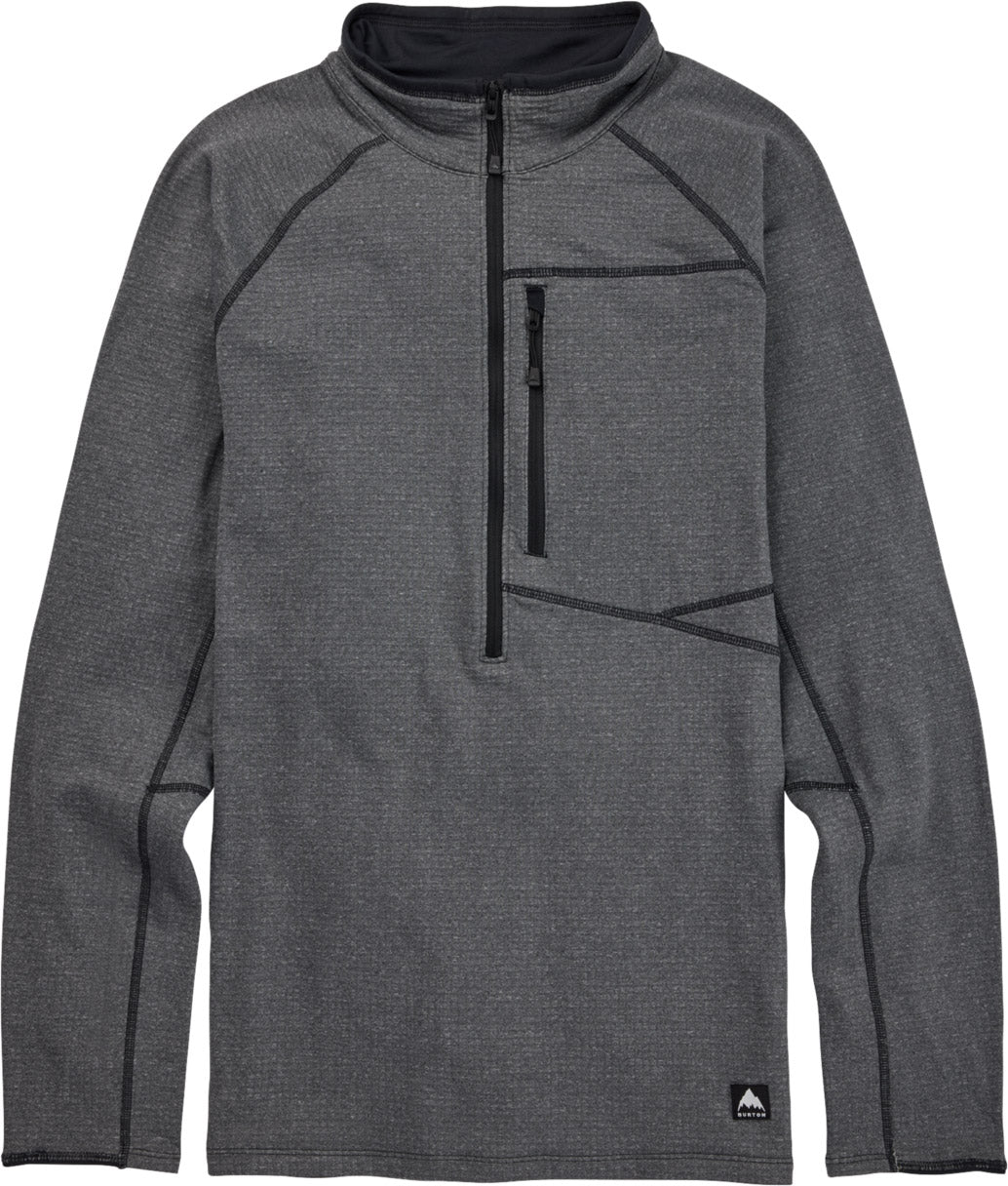 Burton Stockrun Grid Half-Zip Fleece - Mens 2025