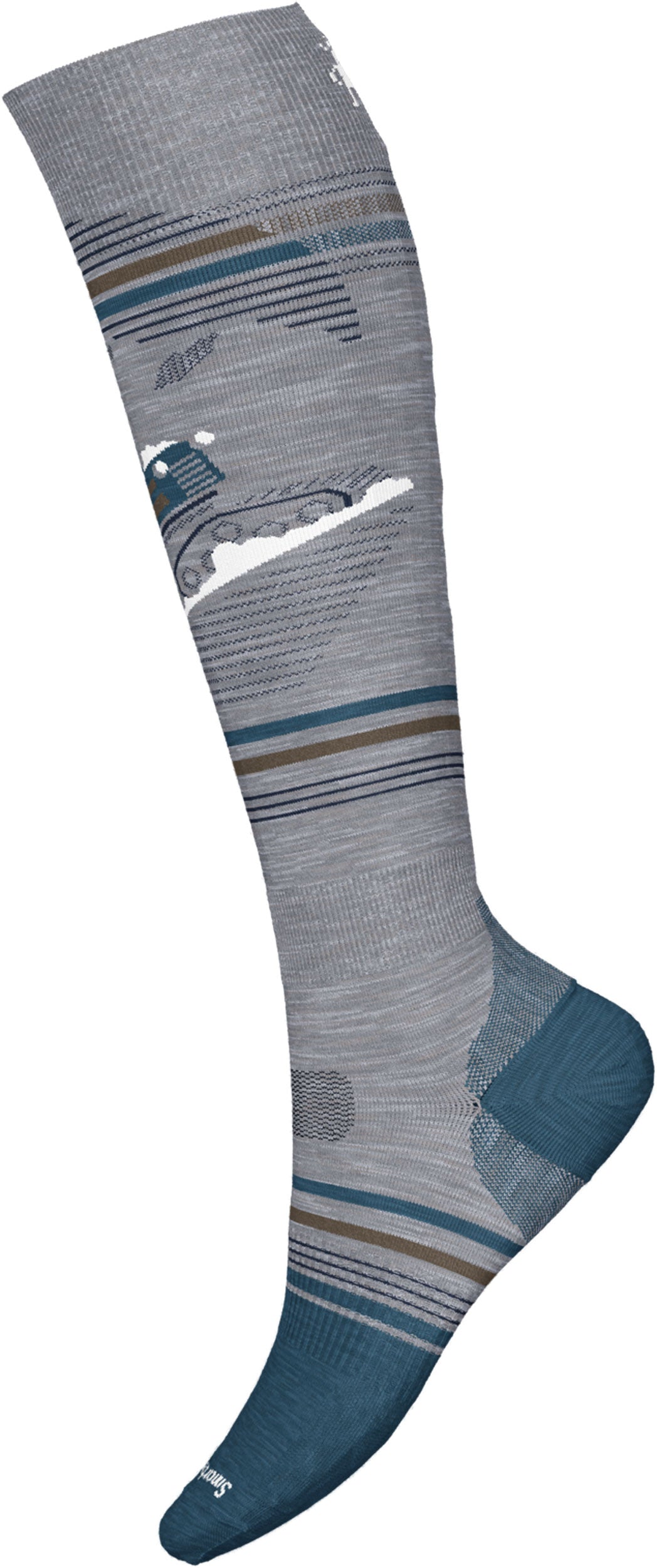 Smartwool Snowboard Targeted Cushion Piste Machine OTC Sock