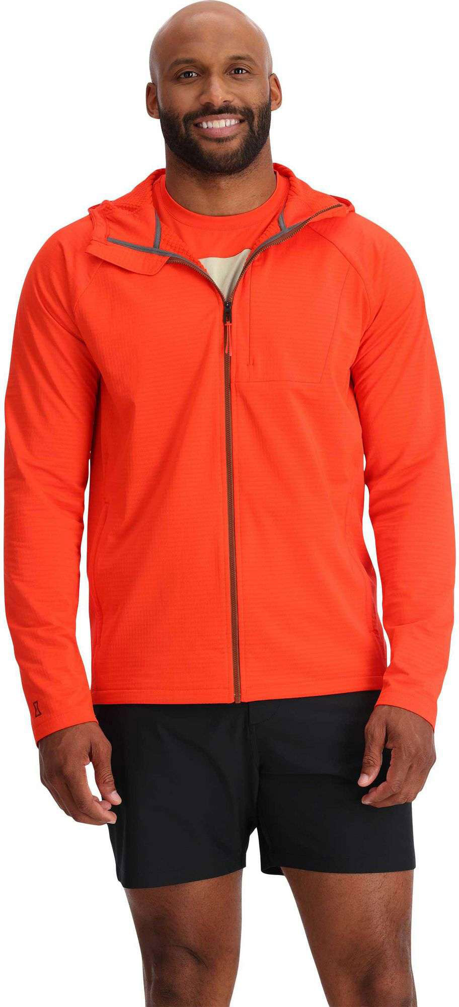 Spyder Mens Matrix Gridweb Fleece Hoodie