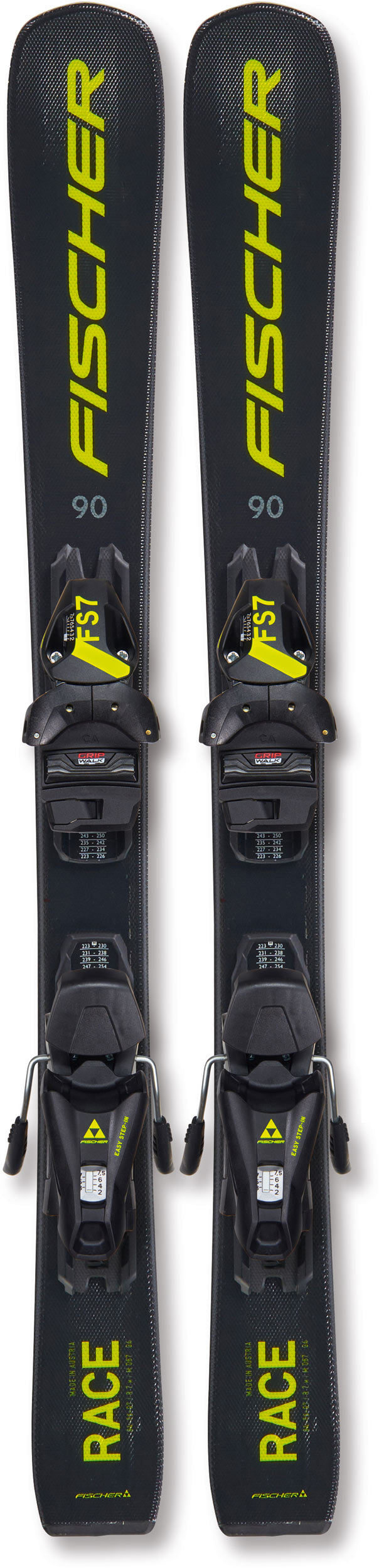 Fischer RC4 Race Jr Ski + FJ7 CA Jr Ski Binding