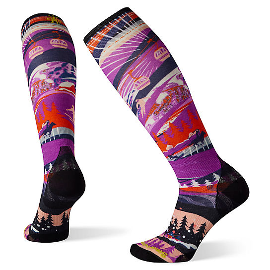 Smartwool Performance Ski Zero Cushion Skication Print - Womens 2022