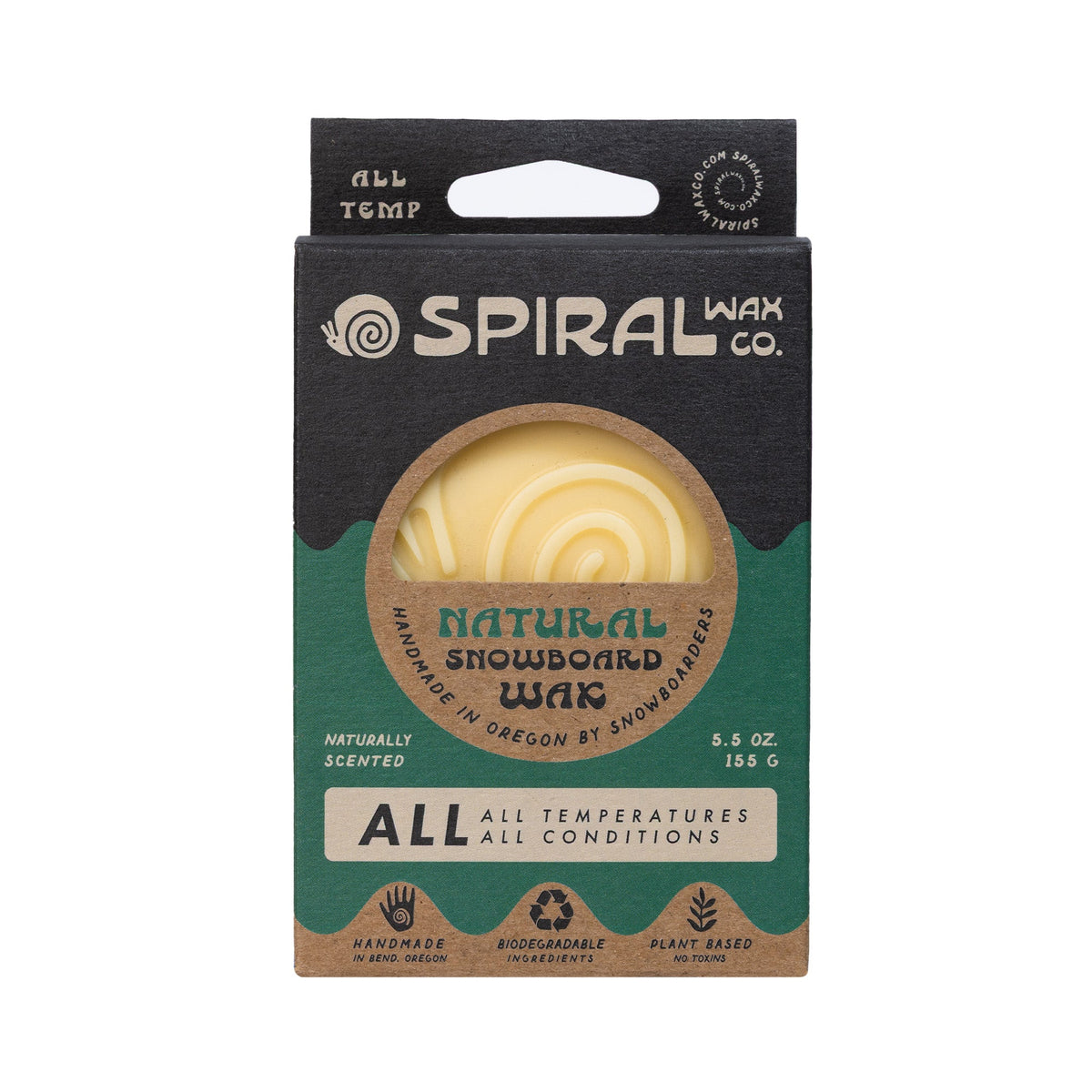 Spiral Wax Co. All Temp Natural Wax