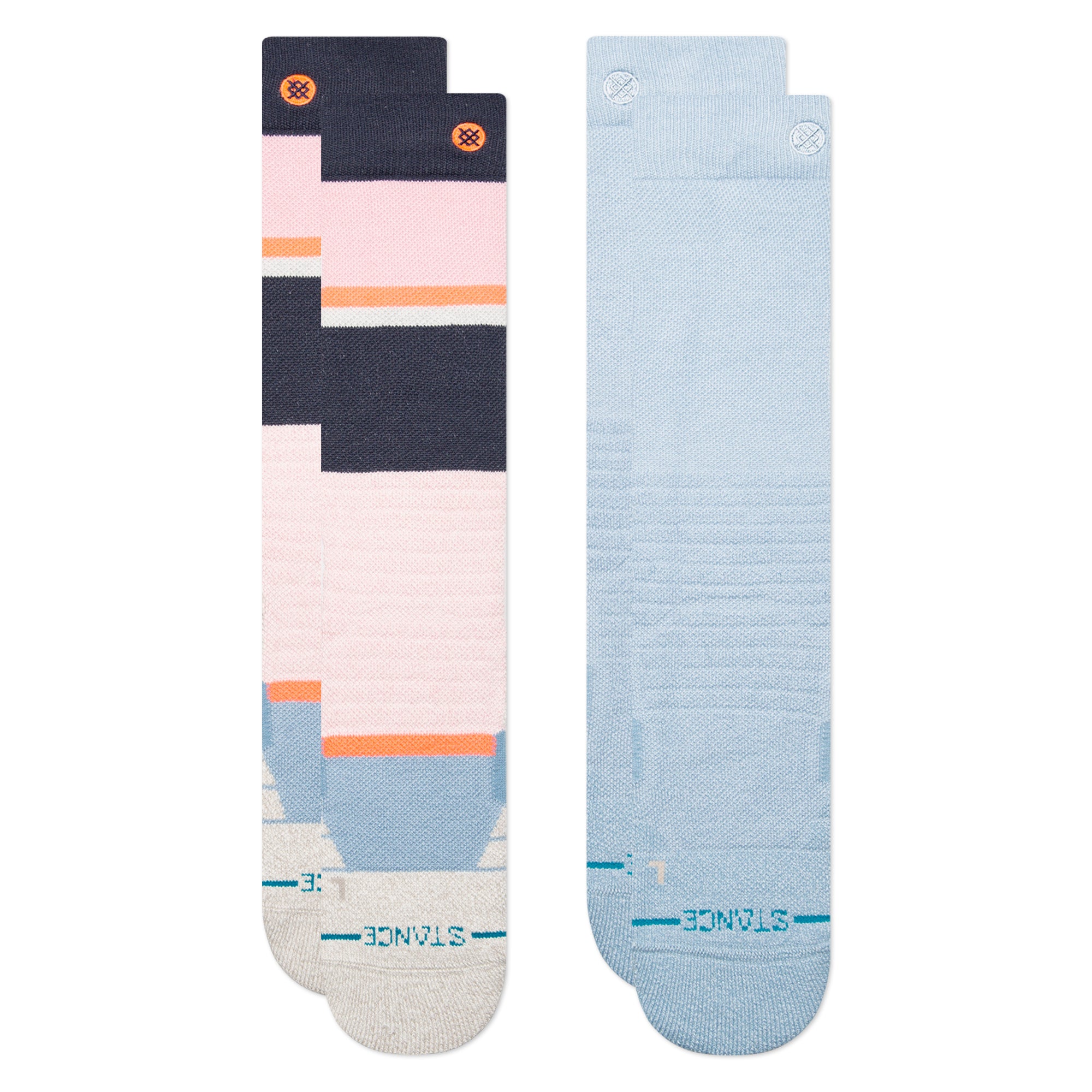 Stance Powdered Mid Poly Snow Snowboard Sock - 2 Pack 2025