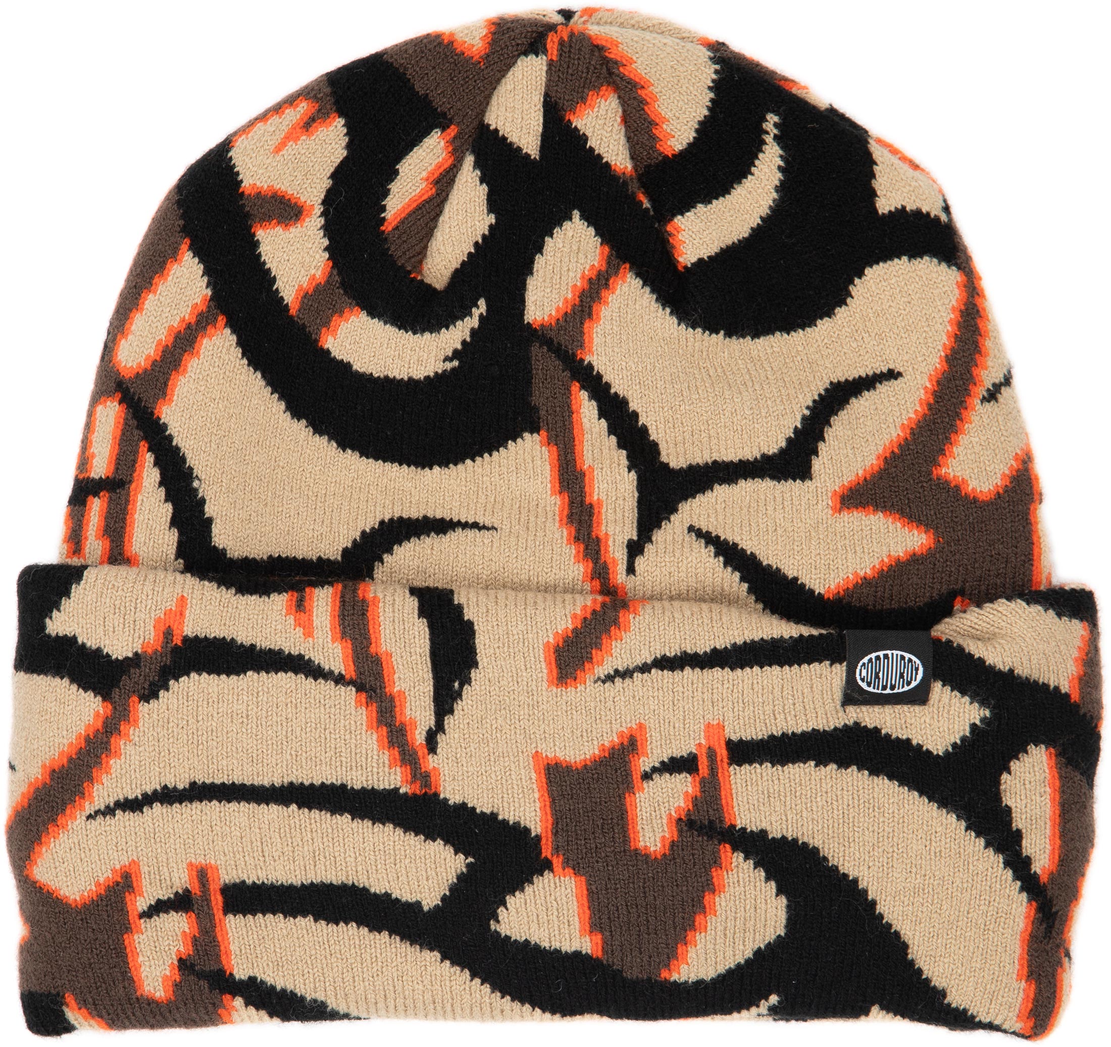 Corduroy Tribal Camo Beanie