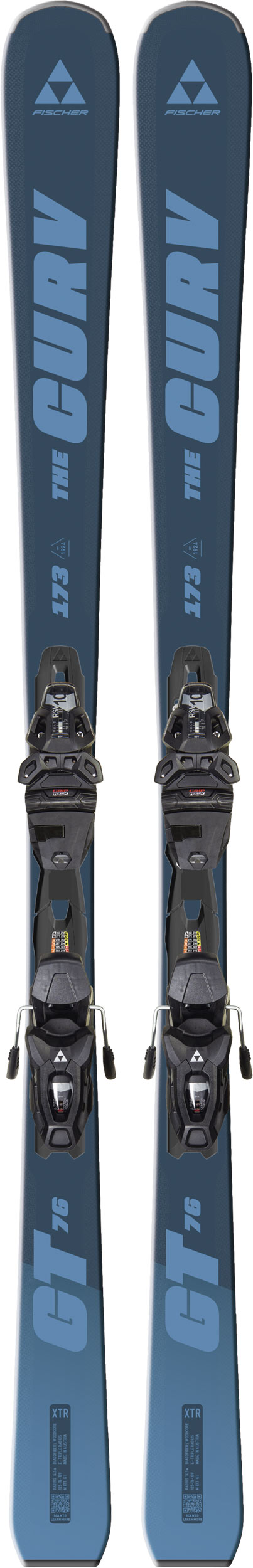 Fischer XTR The Curve GT 76 Ski + RSW 10 GW Ski Binding - Mens