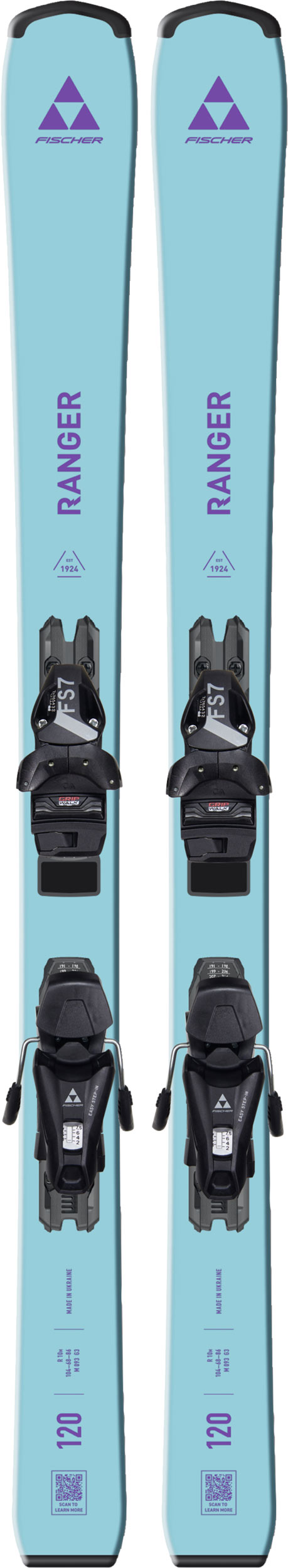 Fischer Ranger Jr Ski + FS7 GW Ski Binding 2025