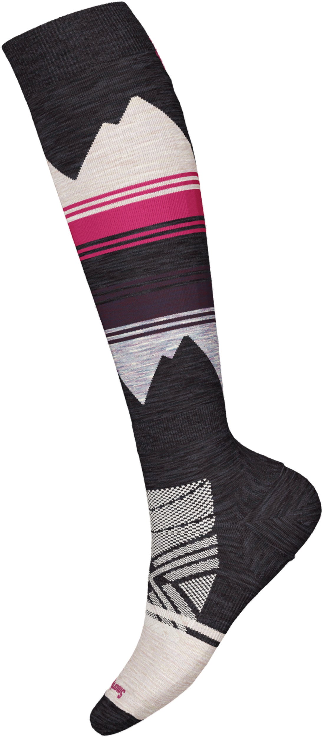 Smartwool Ski Targeted Cushion OTC Ski Sock Pattern - Womens