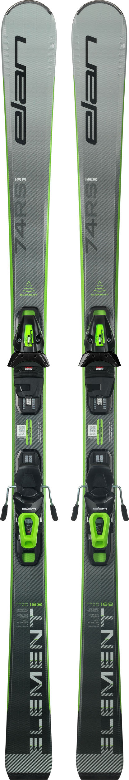 Elan Element 74 RS Ski + EL 10.0 GW Ski Binding