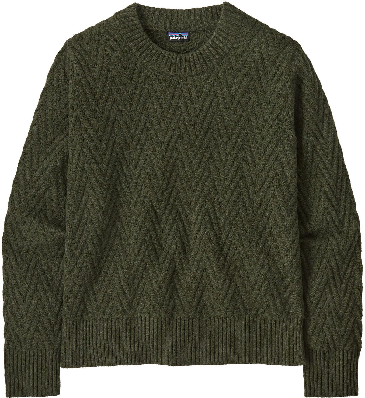 Patagonia Womens Recycled Wool-Blend Crewneck Sweater