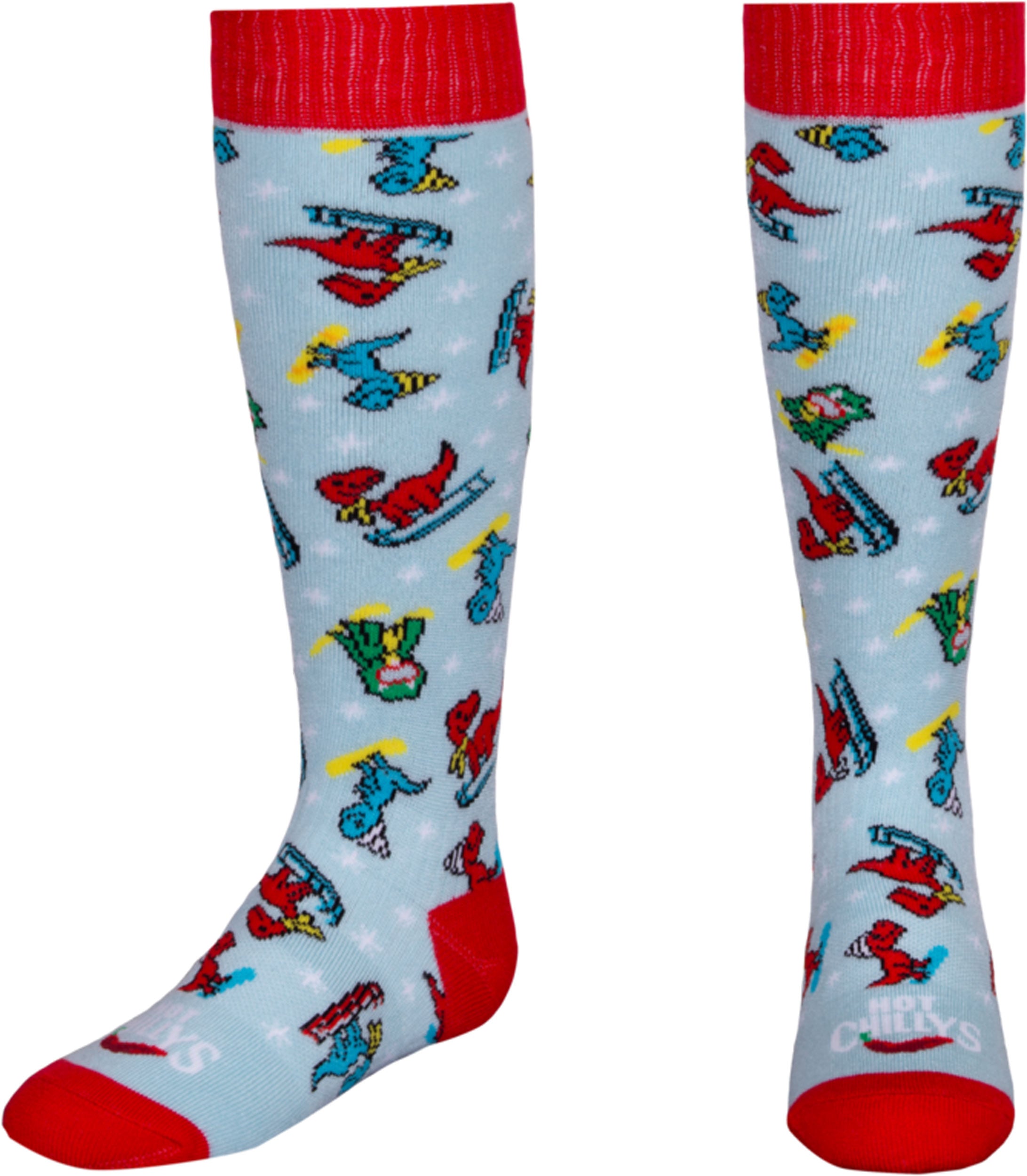 Hot Chillys Dinos Mid Volume Sock 2025