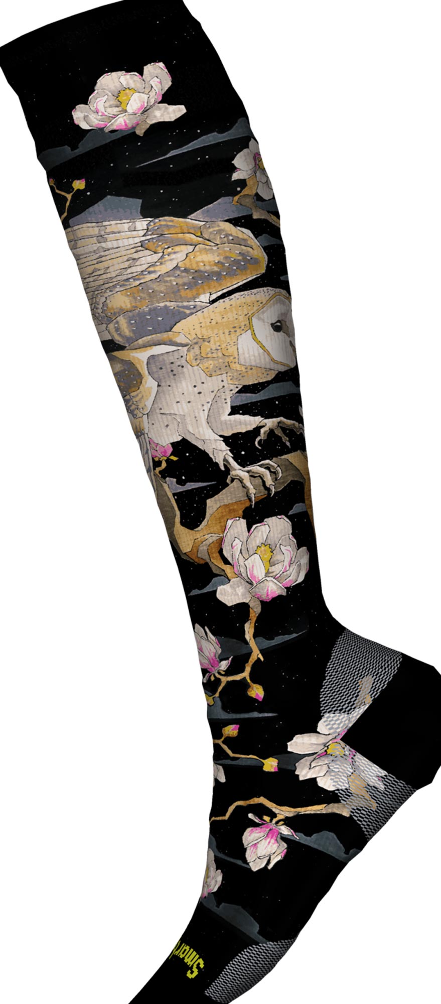 Smartwool Ski Zero Cushion Nightwatcher Print OTC Sock