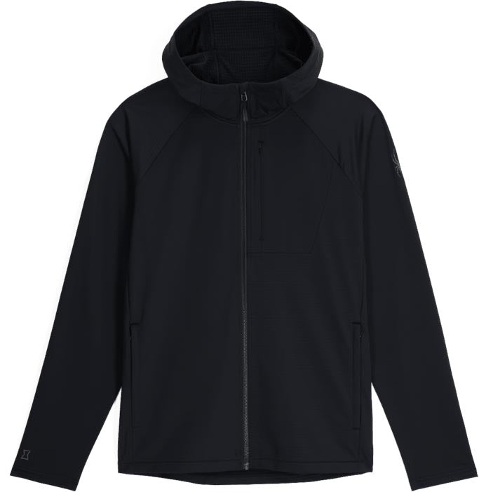 Spyder Mens Matrix Gridweb Fleece Hoodie