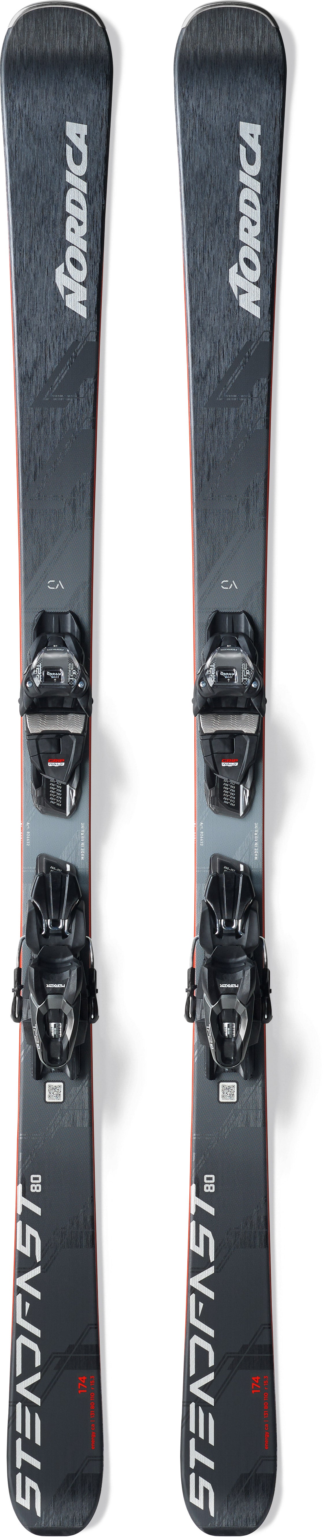 Nordica Steadfast 80 Ski + TP2 Compact 10 Ski Binding