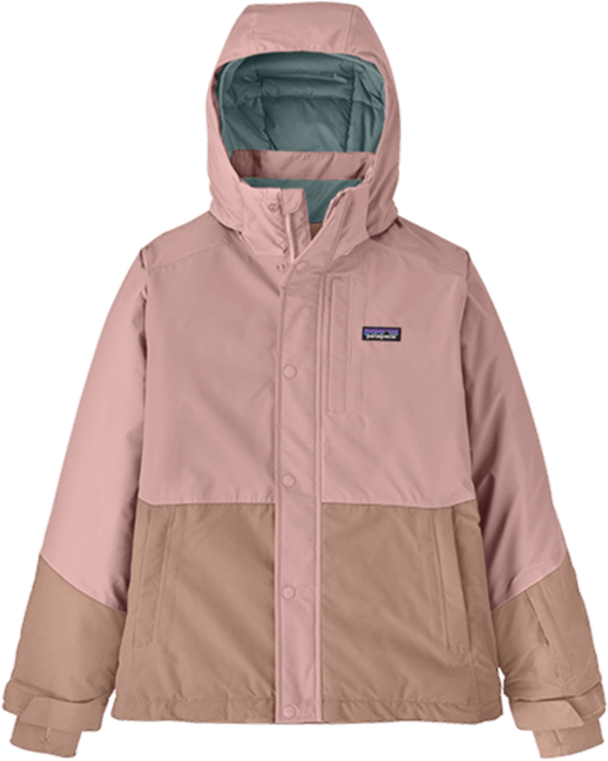 patagonia キッズ・パウダー・タウン 上下セットS ピンク/グレー キッズ・パウダー・タウン・ジャケット - パタゴニア公式オンライン