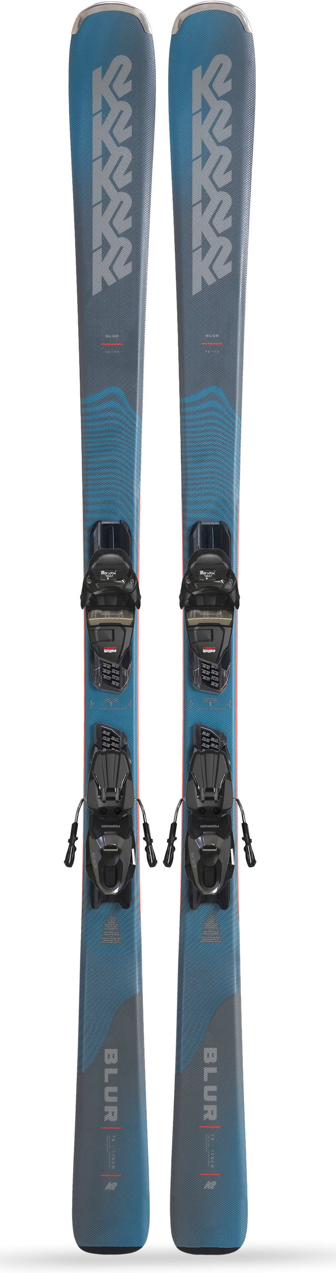 K2 Blur 76 Ski + Quikclik Free Ski Binding