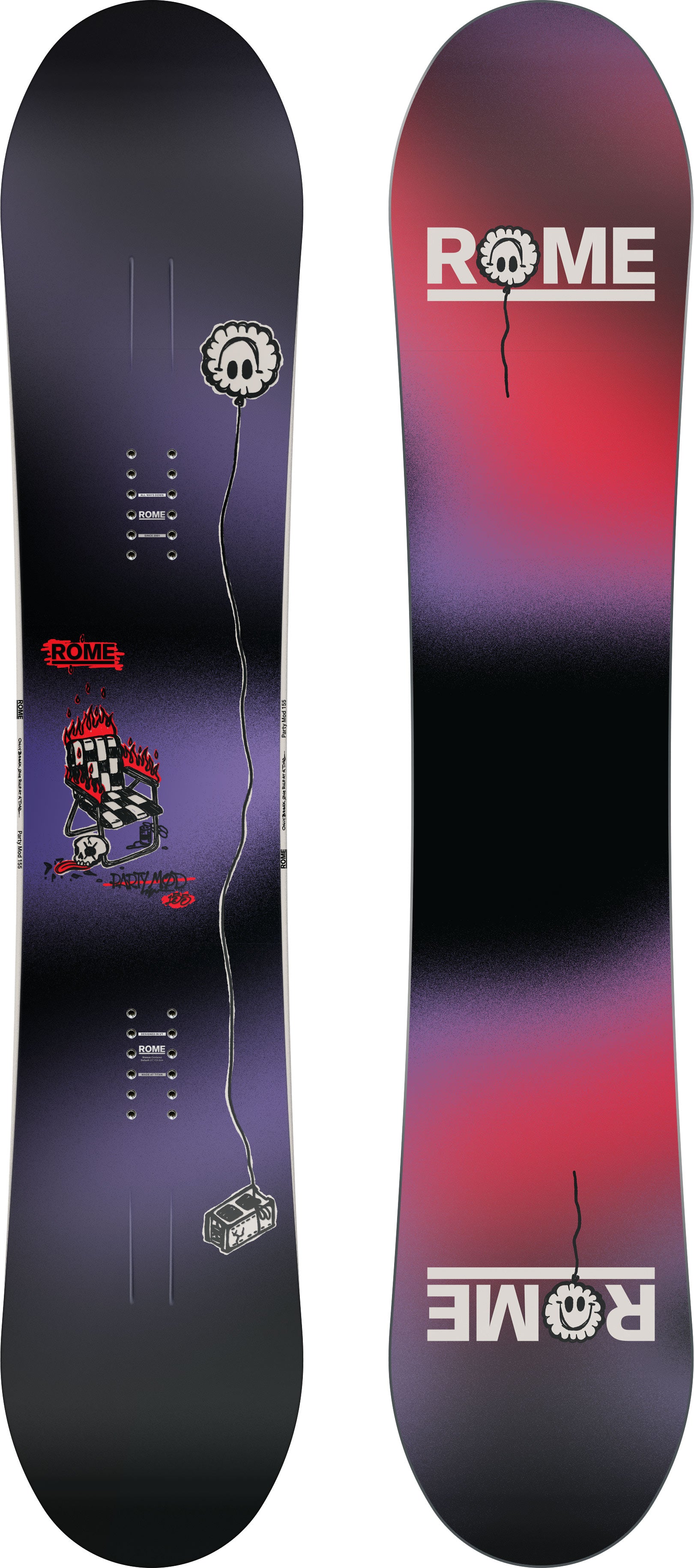 Rome Party Mod Snowboard